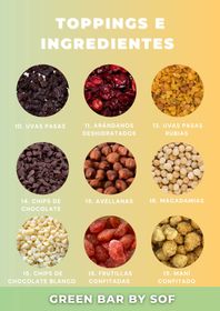 side image for TOPPINGS DISPONIBLES  - 1