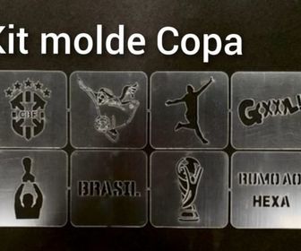 side image for Kit Molde de Acrílico com 10 Freestyle ou Copa  - 2