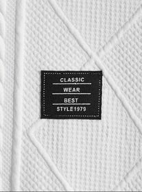 side image for Hombre camisa con parche letra-M - 2