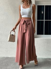 side image for Palazo rosado pastel  - 2