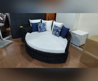 side image for Chaise peixe fibra trama fexada - 1