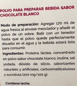 side image for BEBIDA EN POLVO SOBRES - 2