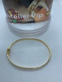 side image for Bracelete maciço fio quadrado  - 3