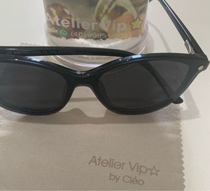side image for Armação Black Clipon Polarizado - 4