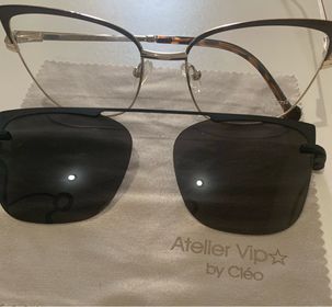 side image for Armação Metal Golden com Clipon - 4