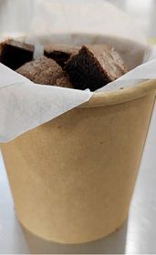 side image for Brownie cube 12 pc in 16oz paper cup - 2