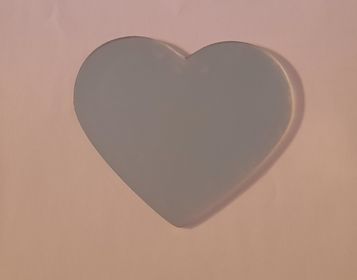 side image for  espelho para molde de cabo coração 1 und  - 1