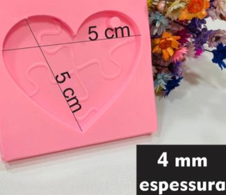 side image for Molde coração autista  - 1