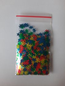 side image for Lantejoulas símbolo autismo c/ 5 gramas  - 1