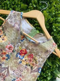 side image for Blusa estampada veste P - 1