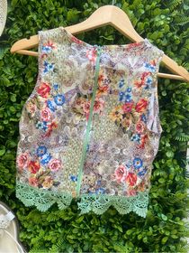 side image for Blusa estampada veste P - 3