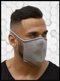 side image for Masker Sport - Cinza com Preto - G - 1