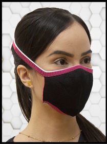 side image for Masker Sport - Preto com Rosa - M - 1