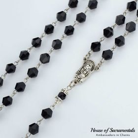 side image for Dappled Set Special - Black Our Father Diamante (8mm) - 3