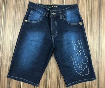 side image for Bermuda Jeans com elastano - 5