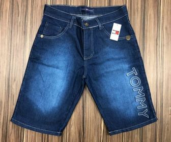side image for Bermuda Jeans com elastano - 4