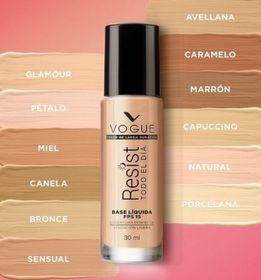 side image for Base Líquida Resist FPS15 Tono Natural Vogue - 2