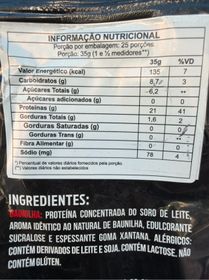 side image for 🇧🇷ZCOMBO 100% Concentrado Bluster 1,8kg + Pré Treino 40 Doses - Absolut Nutrition - 1