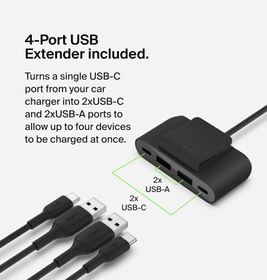 Belkin Boost Charge Cargador para Auto 30W