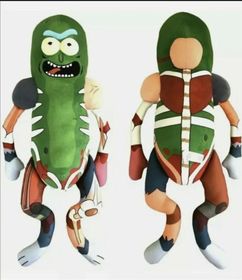 Rick & Morty: Pepinillo Rick - Peluche XL de 45 centimetros