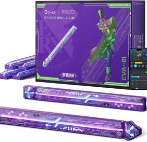 Govee x Evangelion - Lámpara de pared para juegos, RGBIC Glide