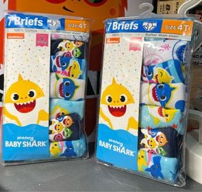 Calzoncillo para niño 4T- Baby Shark