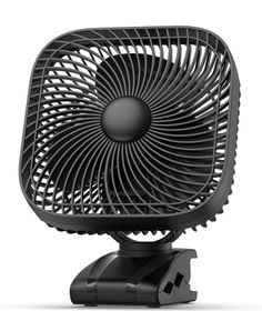 Ventilador portátil recargable con luz