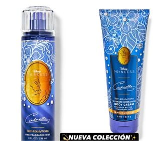 Bath & body Works - Princesa Cenicienta set completo crema, splash y jabón corporal