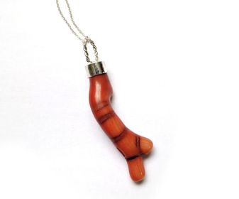side image for Bamboo Coral Pendant 1 - 1
