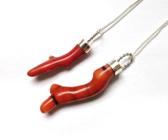 side image for Bamboo Coral Pendant 2 - 3