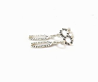 side image for Rollick Donut & Oval Earrings  - 2