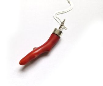 side image for Bamboo Coral Pendant 2 - 2