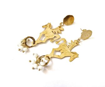side image for Pegasus Earrings  - 1