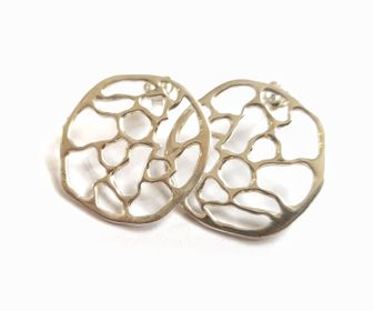 side image for Large Leones Earrings  - 1