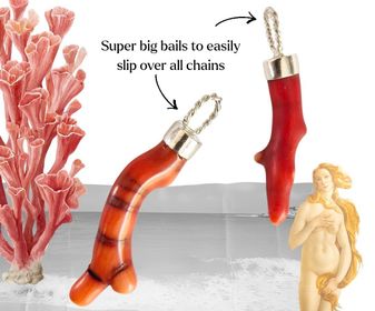 side image for Bamboo Coral Pendant 1 - 4