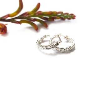 side image for Plated Hoops  - 3