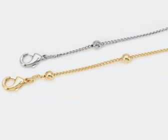 side image for Gargantilla dorada balines - 1