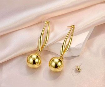 side image for Aretes de Acero Inoxidable (Par) - 2