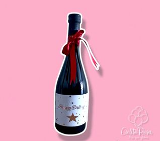 side image for Botella de vino personalizada de 750 ml - 1