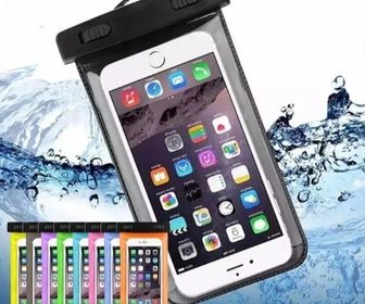 side image for Funda Impermeable De Celular Universal Bolsa Contra El Agua - 4