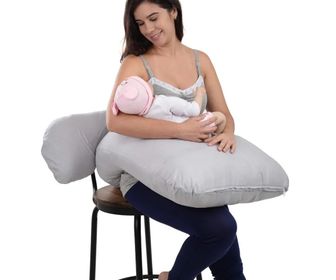 side image for Almohada Para Embarazo Jumbo Microgel - 1