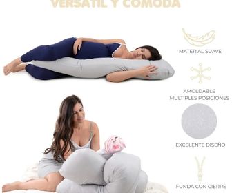 side image for Almohada Para Embarazo Jumbo Microgel - 2
