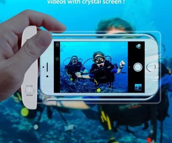 side image for Funda Impermeable De Celular Universal Bolsa Contra El Agua - 3