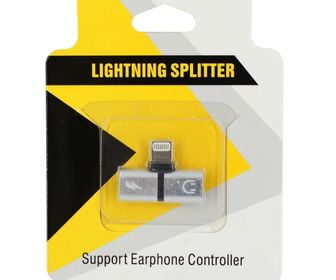 side image for Adaptador Divisor Lightning Para iPhone iPad Audio Y Carga - 1