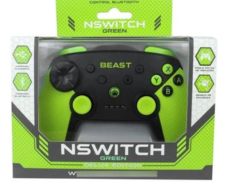 side image for Control para nintendo switch verde doble vibracion - 3