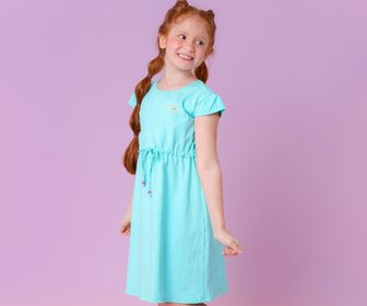 side image for Vestido Lia verde água TAM 4, TAM 12 - 2