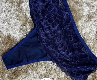 side image for Conjunto Plus Size Azul - 1