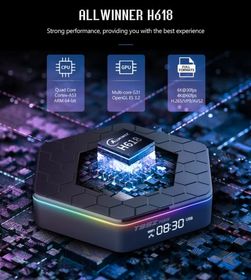 side image for Box android tv 12  allwinner H618 - 1