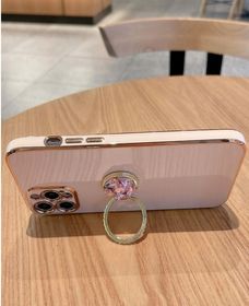 side image for Case con soporte de aro y diamante  - 1