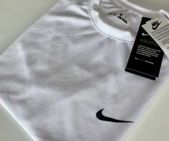 side image for CAMISA NIKE BRANCA C/PRETO - G - 2